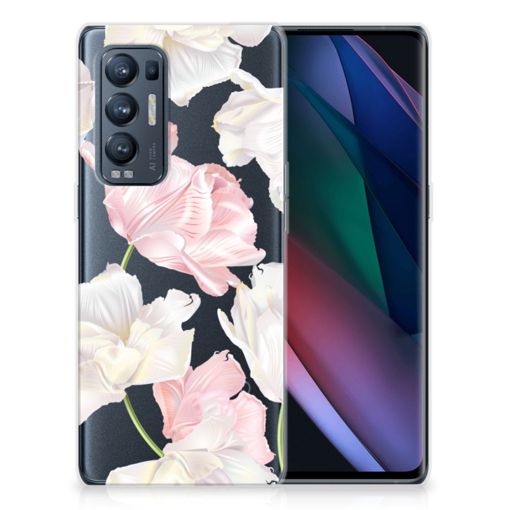 OPPO Find X3 Neo TPU Case Lovely Flowers