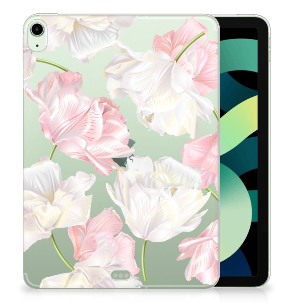 iPad Air (2020-2022) 10.9 inch Siliconen Hoesje Lovely Flowers