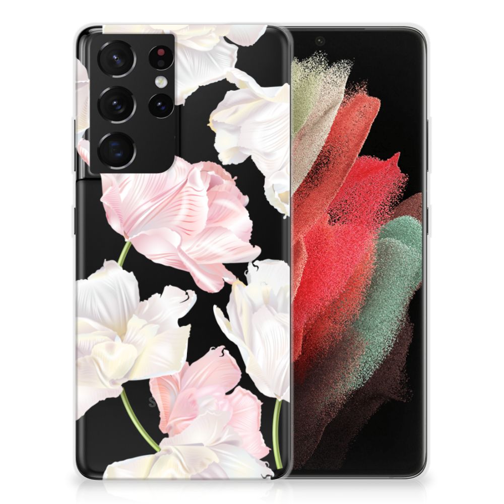 Samsung Galaxy S21 Ultra TPU Case Lovely Flowers