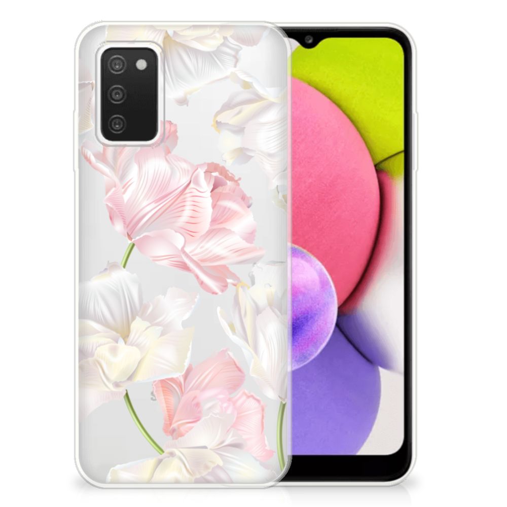 Samsung Galaxy A03S TPU Case Lovely Flowers
