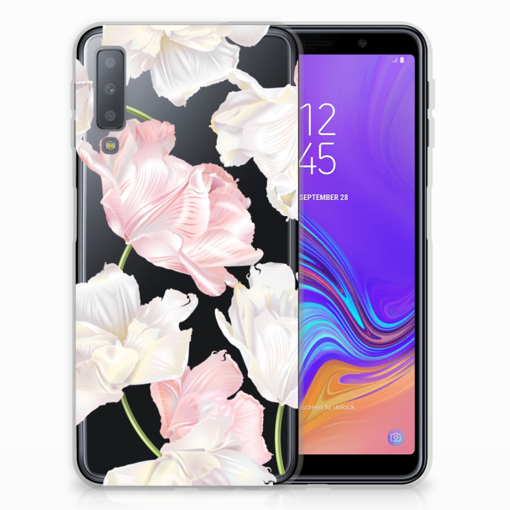 Samsung Galaxy A7 (2018) TPU Case Lovely Flowers