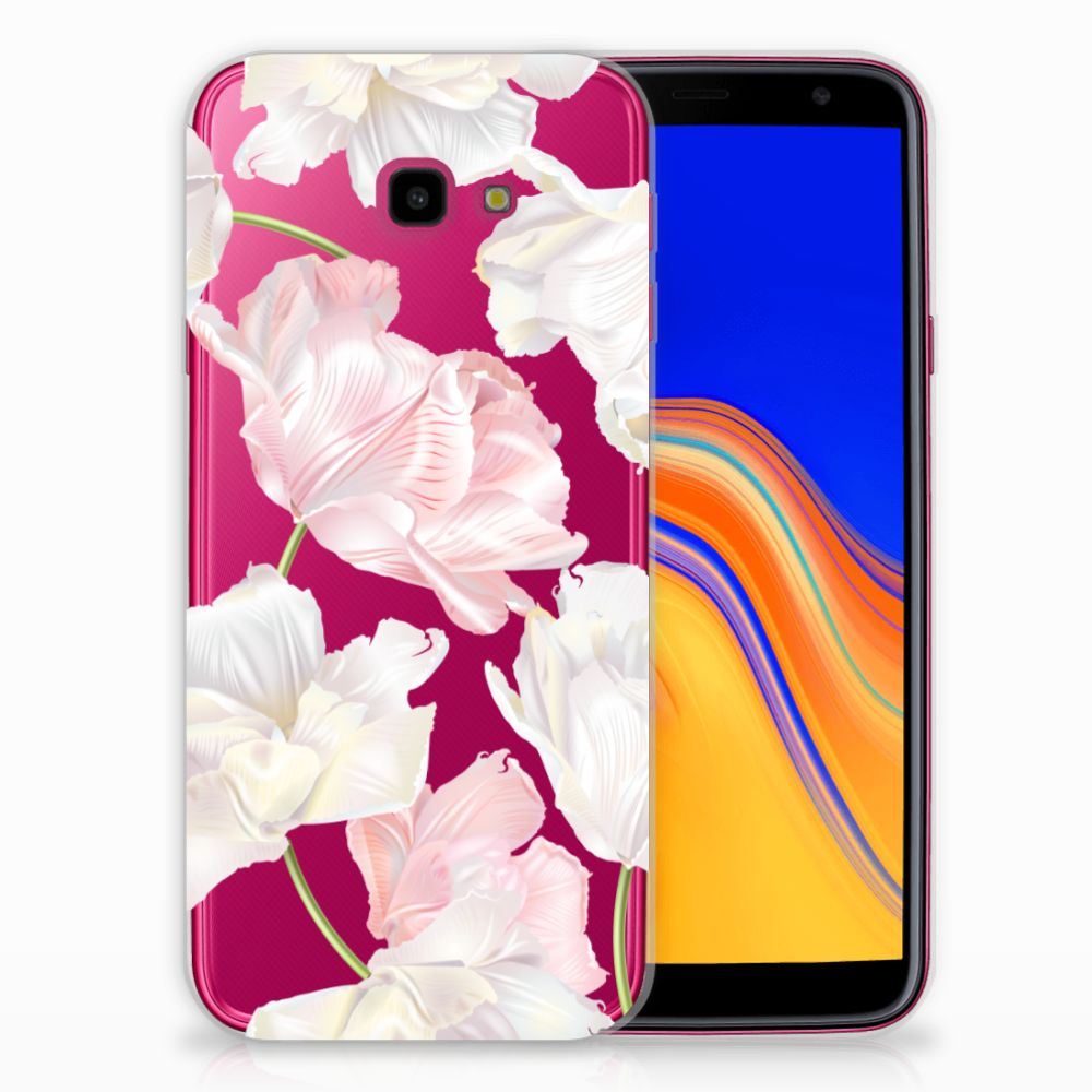 Samsung Galaxy J4 Plus (2018) TPU Hoesje Design Lovely Flowers
