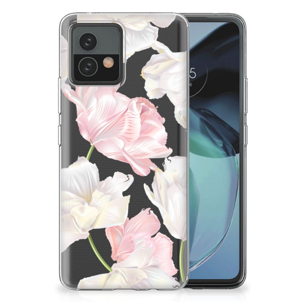 Motorola Moto G72 TPU Case Lovely Flowers