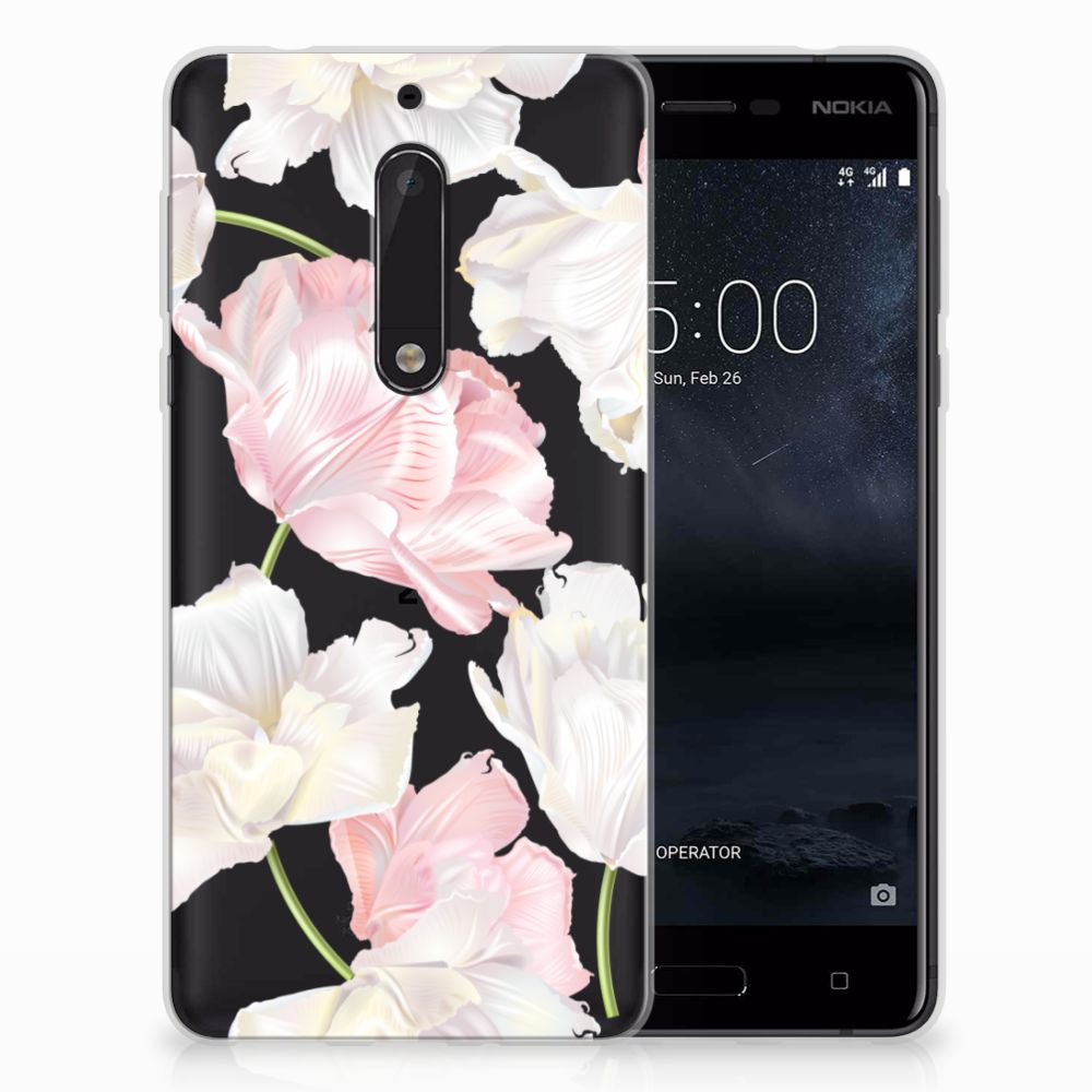 Nokia 5 TPU Hoesje Design Lovely Flowers