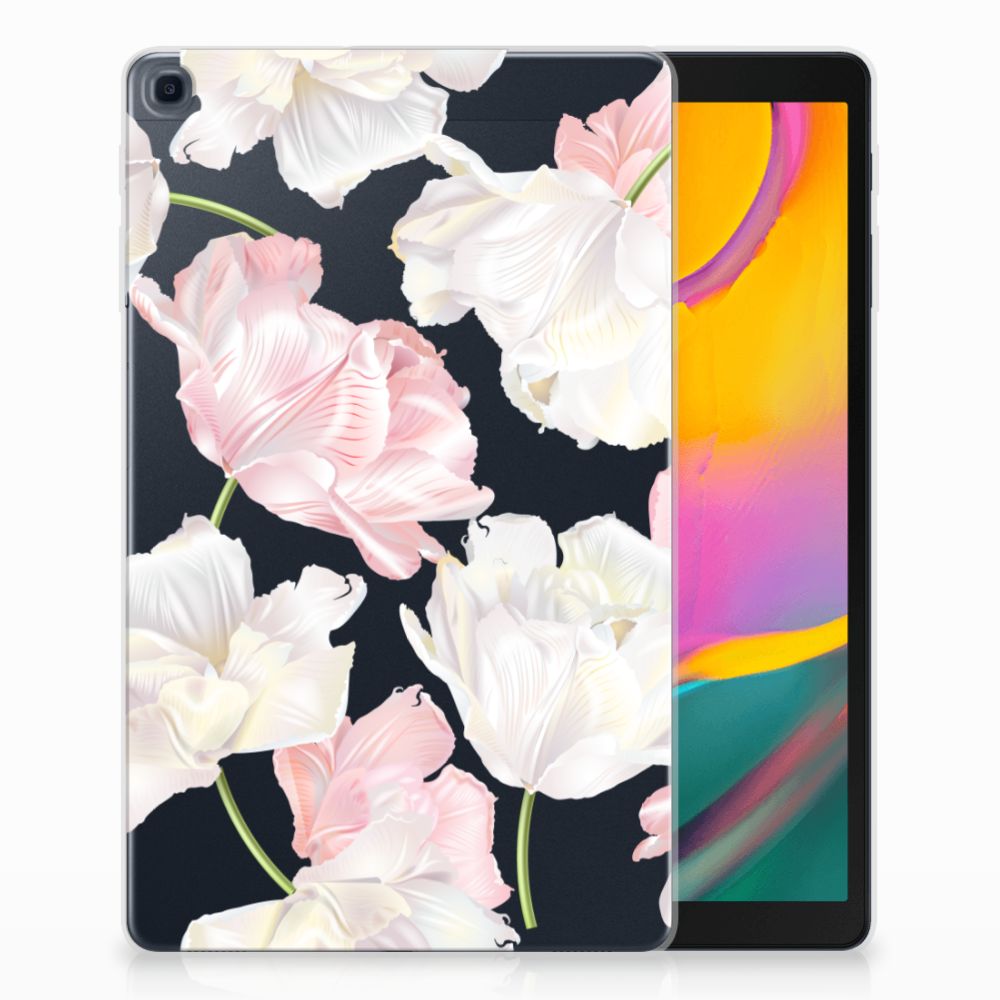 Samsung Galaxy Tab A 10.1 (2019) Siliconen Hoesje Lovely Flowers