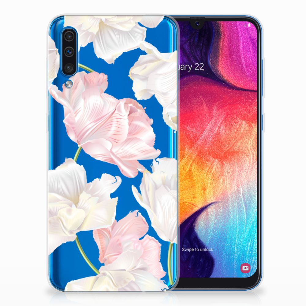 Samsung Galaxy A50 TPU Case Lovely Flowers