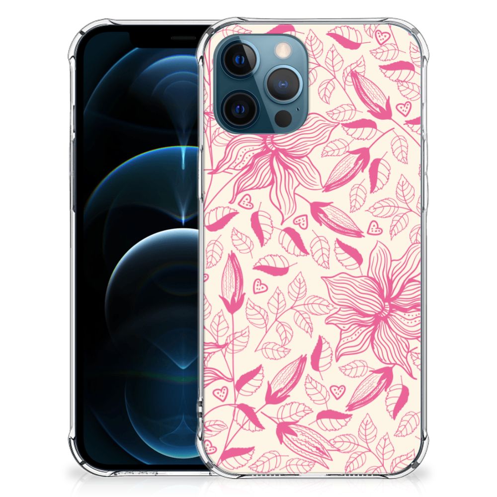 iPhone 12 | 12 Pro Case Pink Flowers