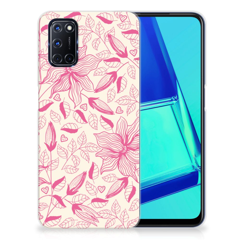 OPPO A52 | A72 TPU Case Pink Flowers