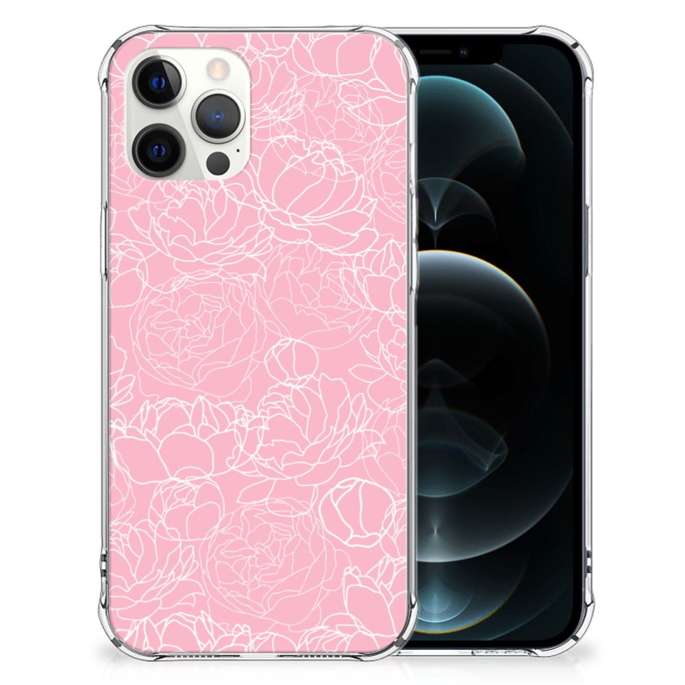 iPhone 12 Pro Max Case White Flowers