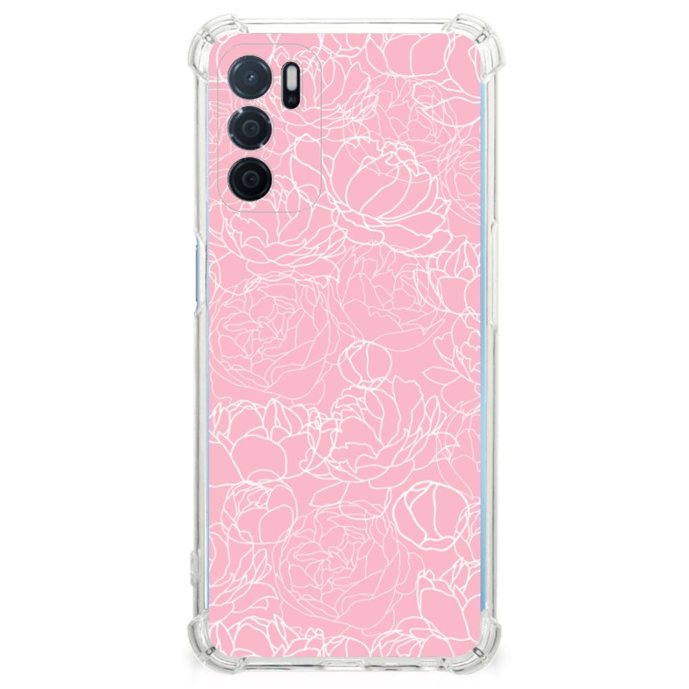 OPPO A16 | A16s | A54s Case White Flowers