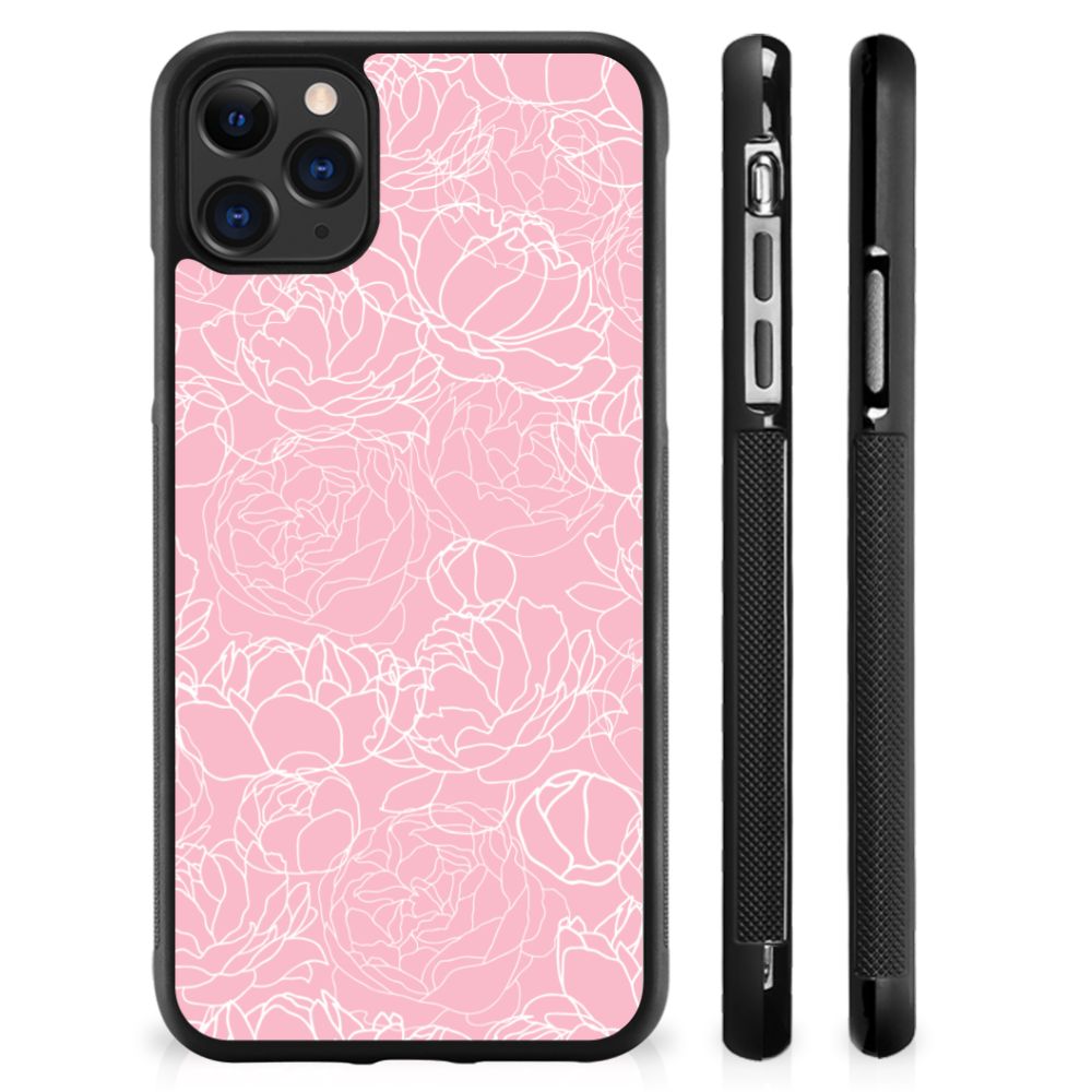 Apple iPhone 11 Pro Max Skin Case White Flowers