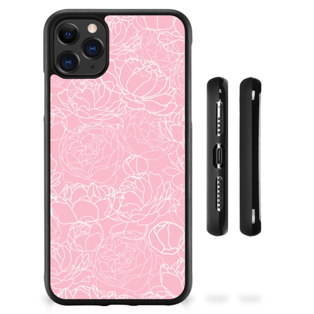 Apple iPhone 11 Pro Max Skin Case White Flowers