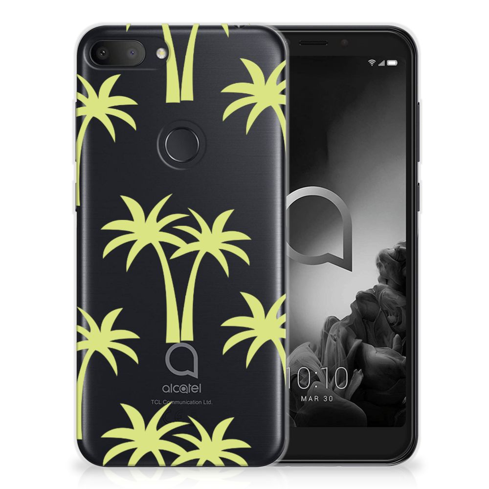 Alcatel 1S (2019) TPU Case Palmtrees