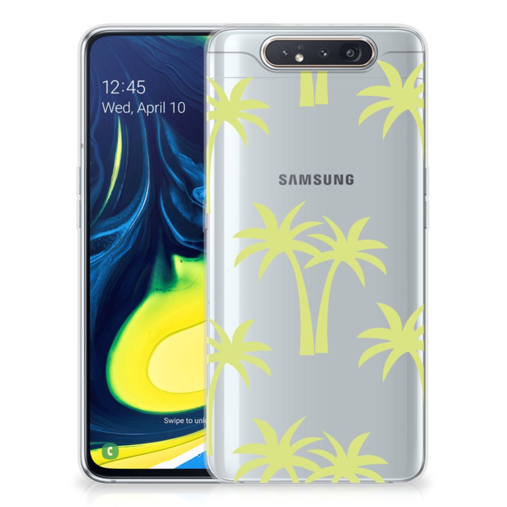 Samsung Galaxy A80 TPU Case Palmtrees