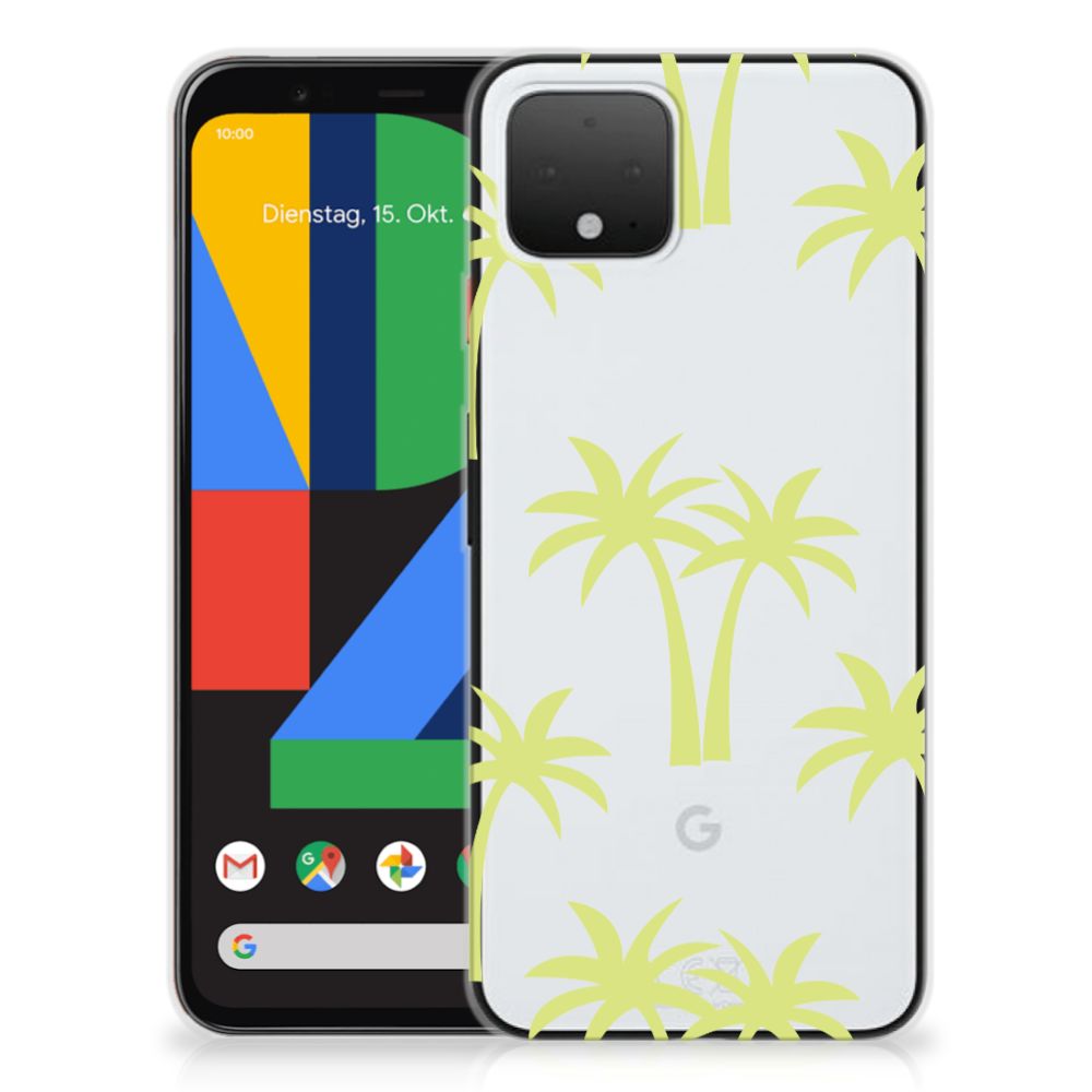 Google Pixel 4 TPU Case Palmtrees