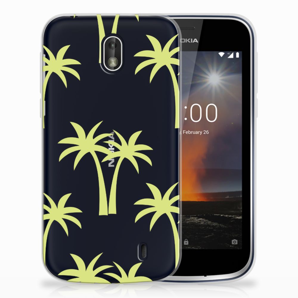 Nokia 1 TPU Case Palmtrees