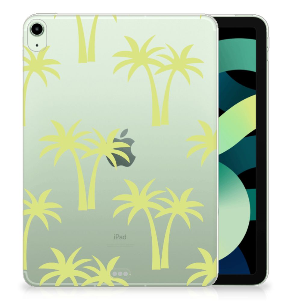 iPad Air (2020/2022) 10.9 inch Siliconen Hoesje Palmtrees