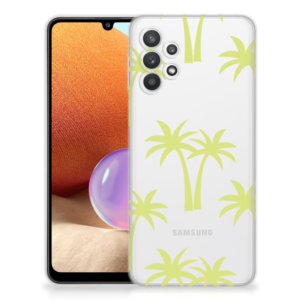 Samsung Galaxy A32 4G | A32 5G Enterprise Editie TPU Case Palmtrees