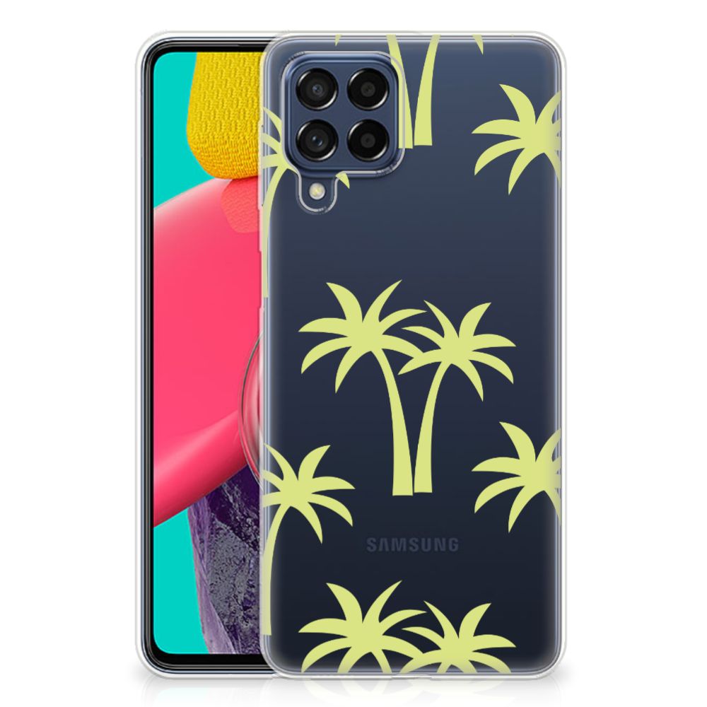 Samsung Galaxy M53 TPU Case Palmtrees