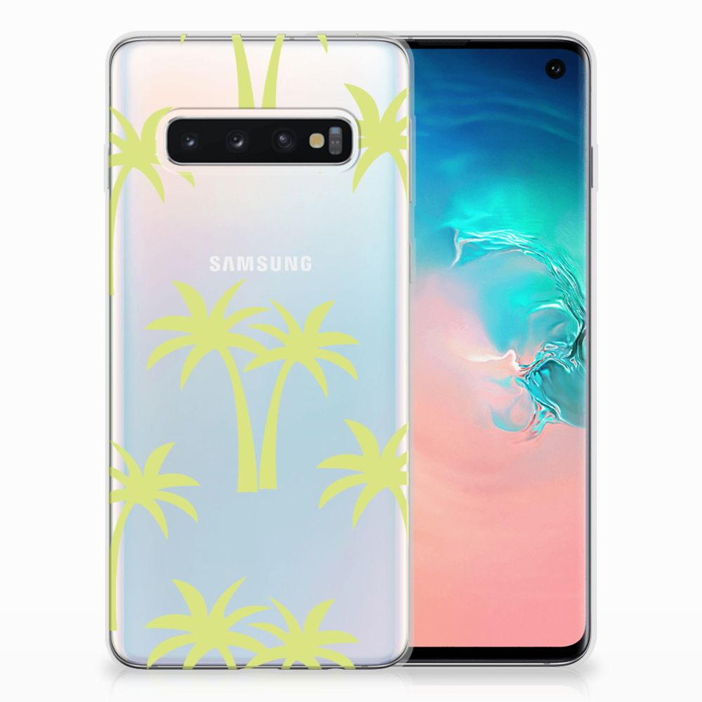 Samsung Galaxy S10 TPU Case Palmtrees