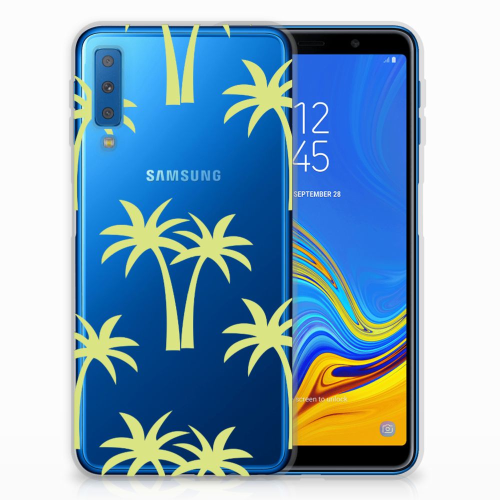 Samsung Galaxy A7 (2018) TPU Case Palmtrees