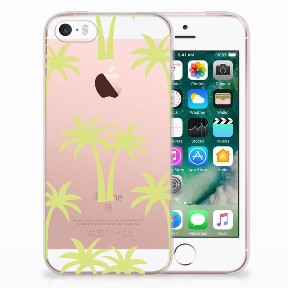 Apple iPhone SE | 5S TPU Case Palmtrees