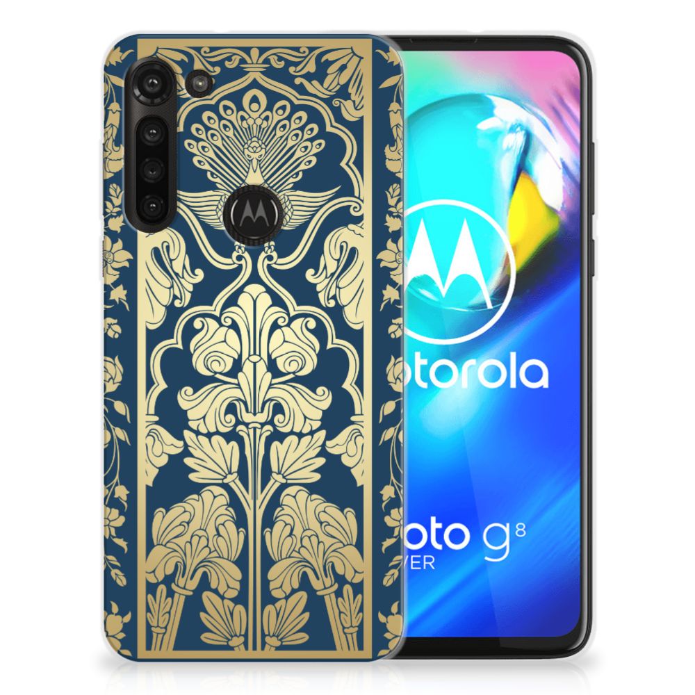 Motorola Moto G8 Power TPU Case Beige Flowers