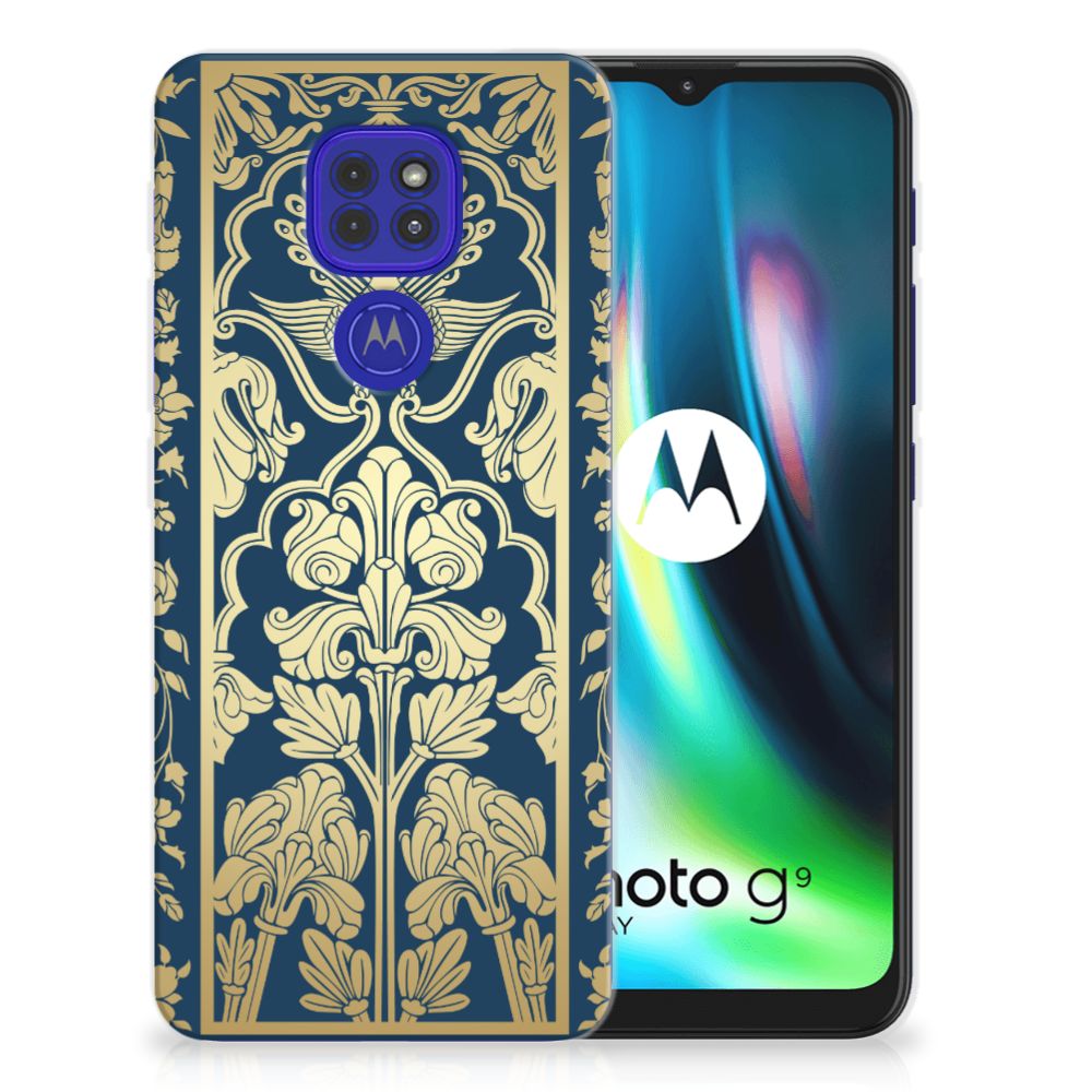 Motorola Moto G9 Play | E7 Plus TPU Case Beige Flowers