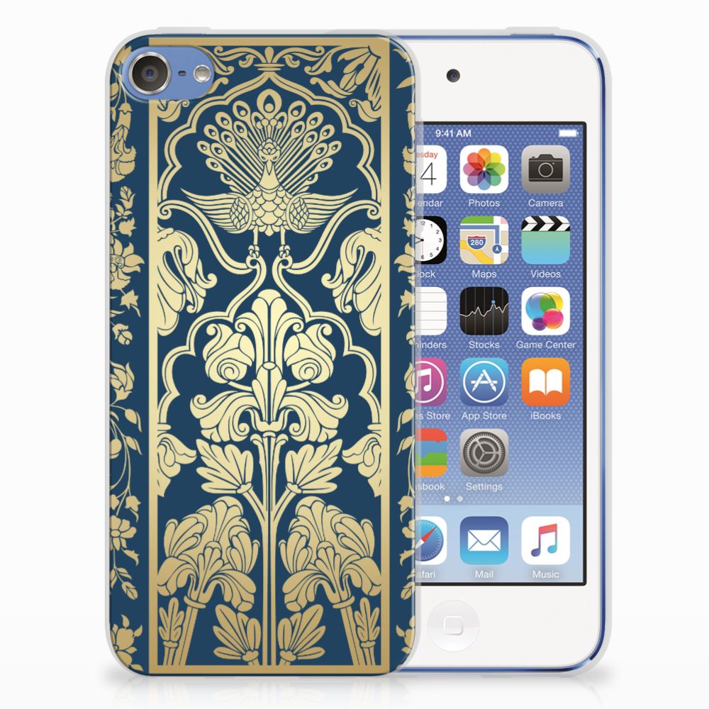 Apple iPod Touch 5 | 6 UniekTPU Hoesje Golden Flowers