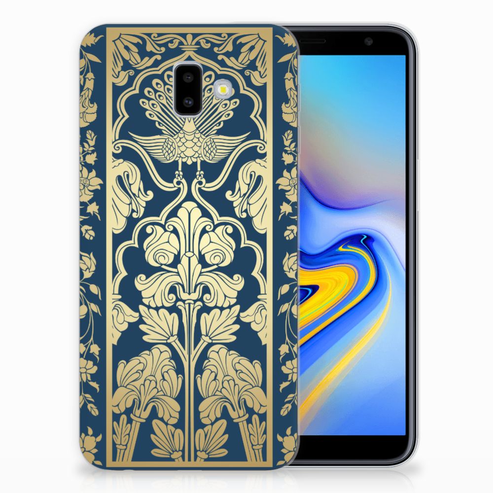 Samsung Galaxy J6 Plus (2018) TPU Case Beige Flowers