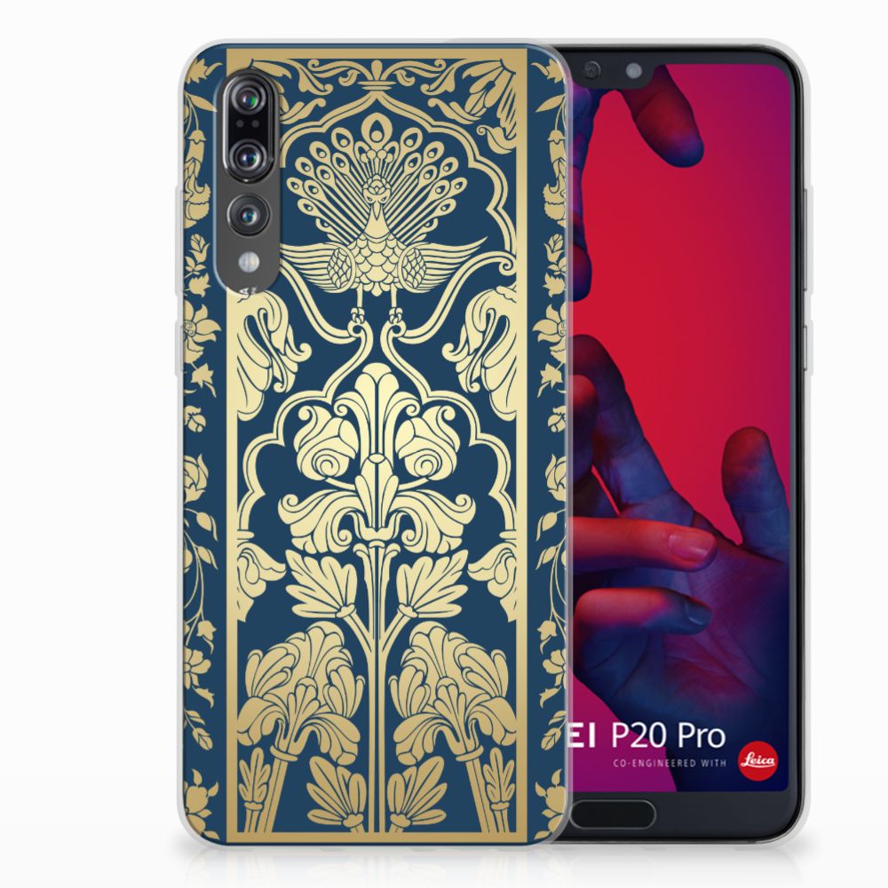 Huawei P20 Pro TPU Case Beige Flowers