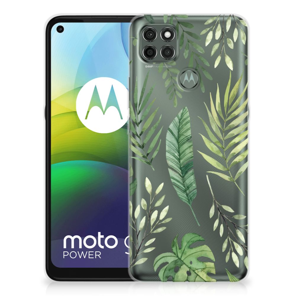 Motorola Moto G9 Power TPU Case Leaves
