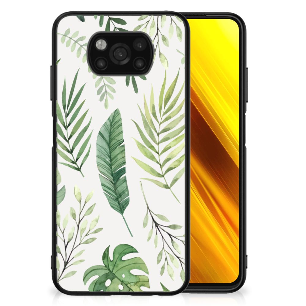 Xiaomi Poco X3 | X3 Pro Bloemen Hoesje Leaves