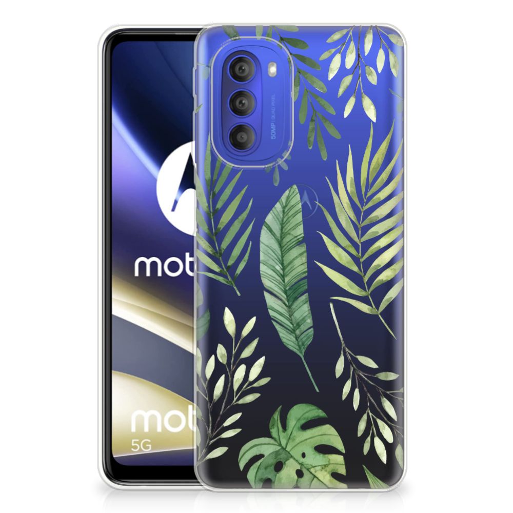 Motorola Moto G51 5G TPU Case Leaves
