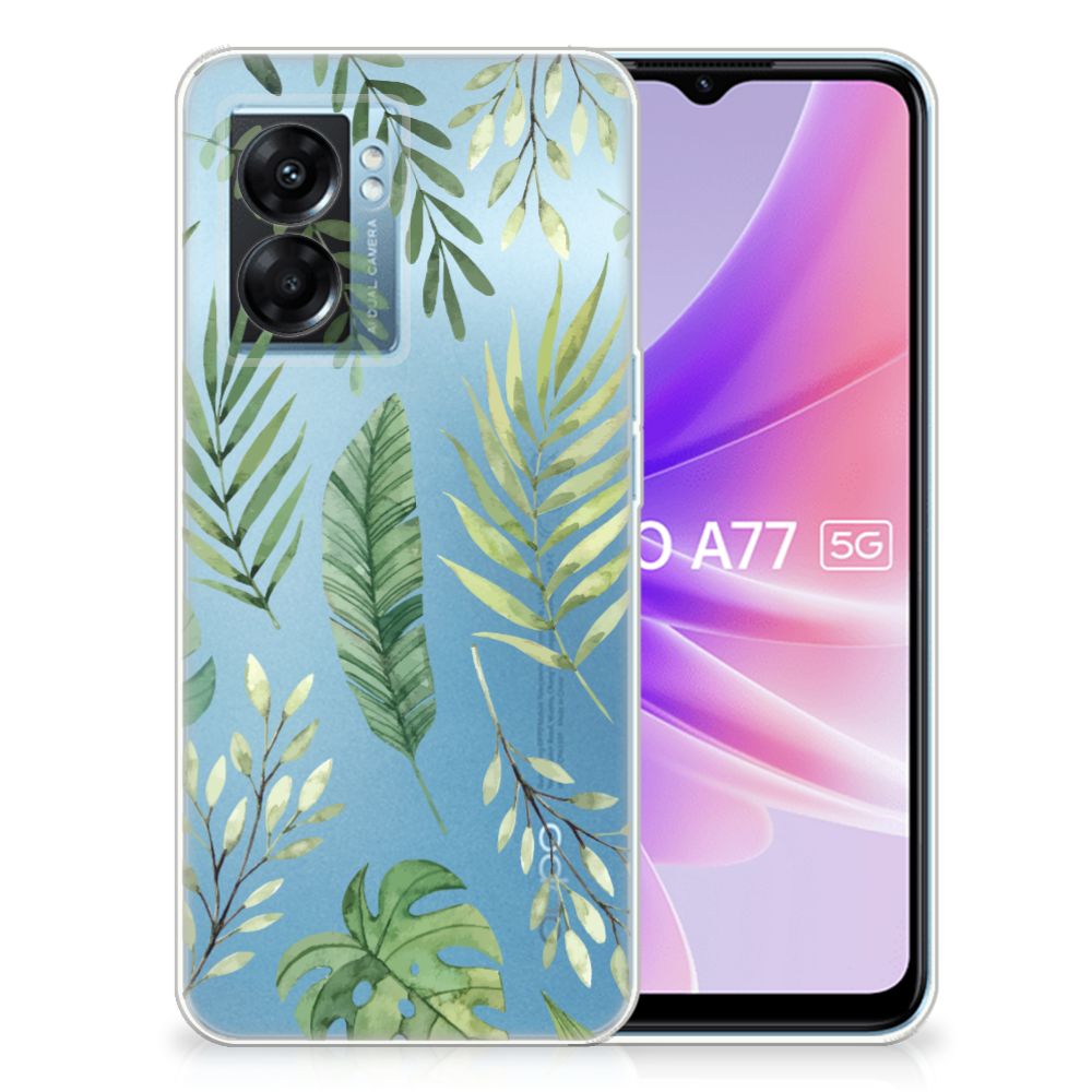 OPPO A77 | A57 5G TPU Case Leaves