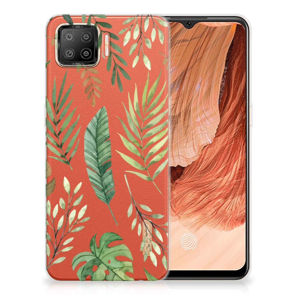 OPPO A73 4G TPU Case Leaves