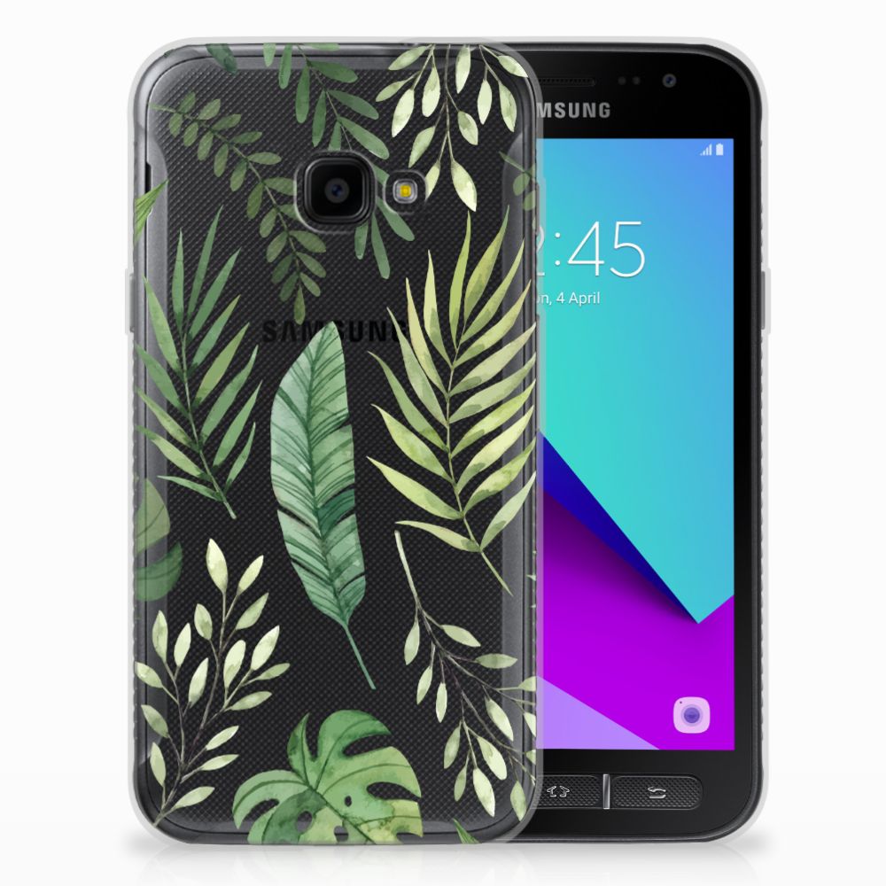 Samsung Galaxy Xcover 4 | Xcover 4s TPU Case Leaves