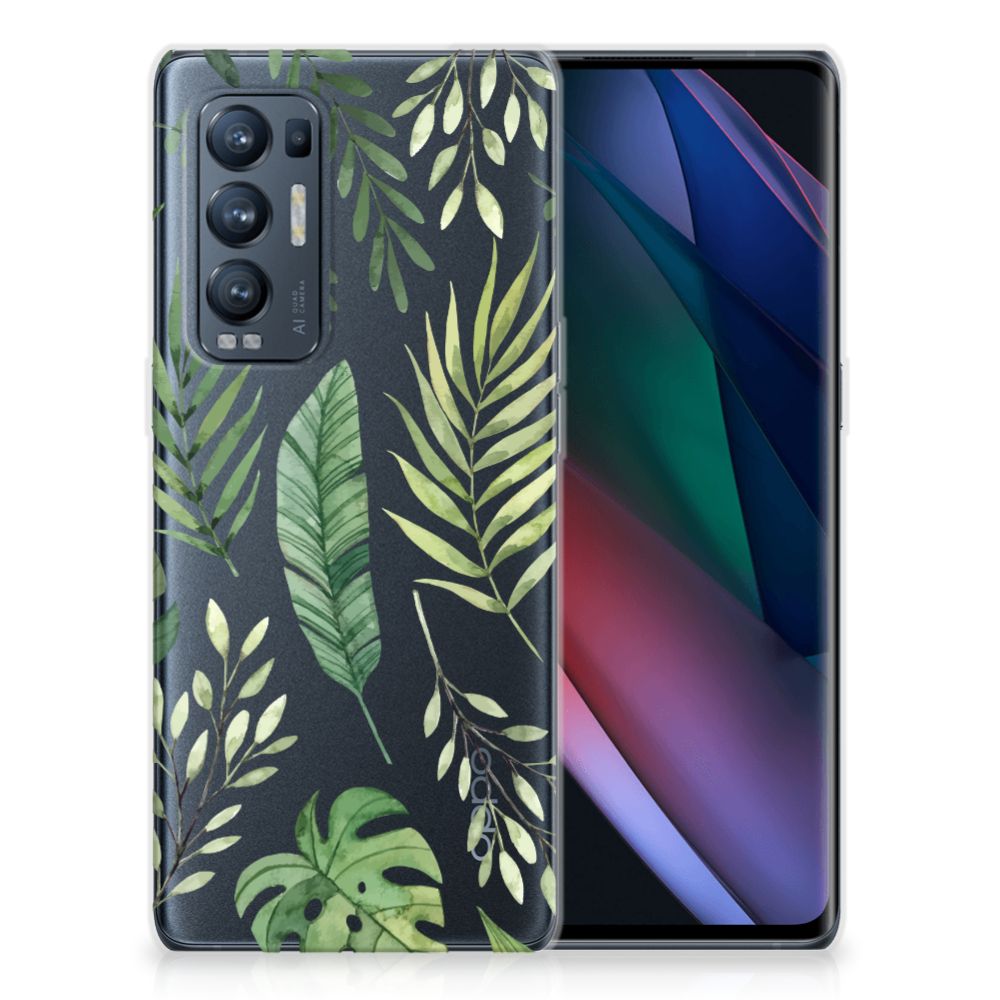 OPPO Find X3 Neo TPU Case Leaves