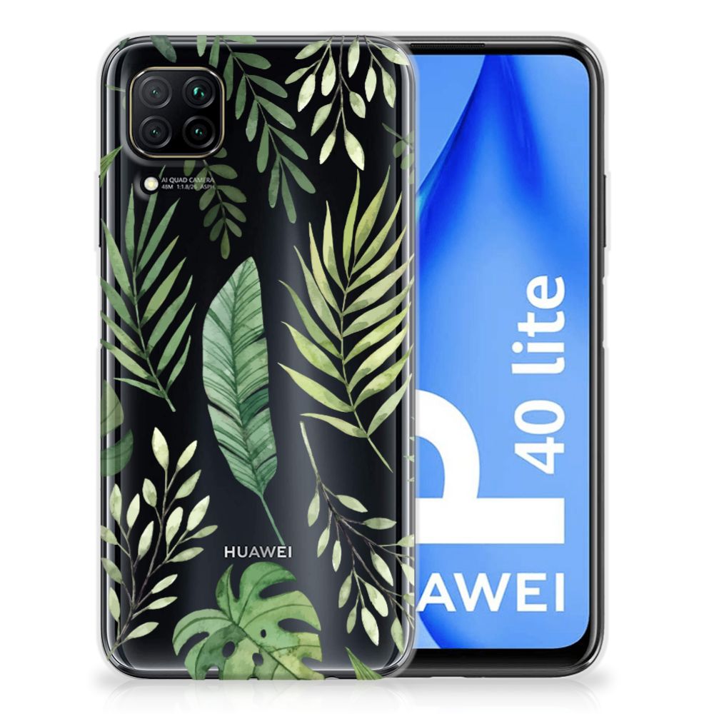 Huawei P40 Lite TPU Case Leaves