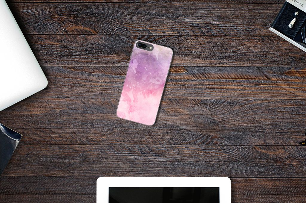 Hoesje maken Apple iPhone 7 Plus | 8 Plus Pink Purple Paint