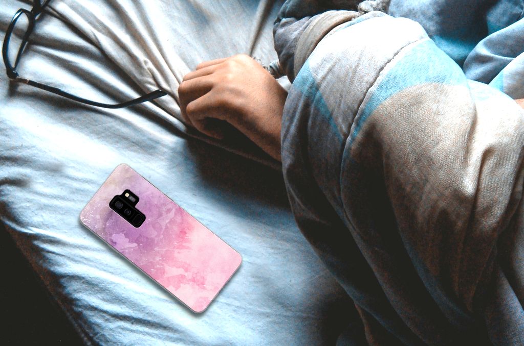 Hoesje maken Samsung Galaxy S9 Plus Pink Purple Paint