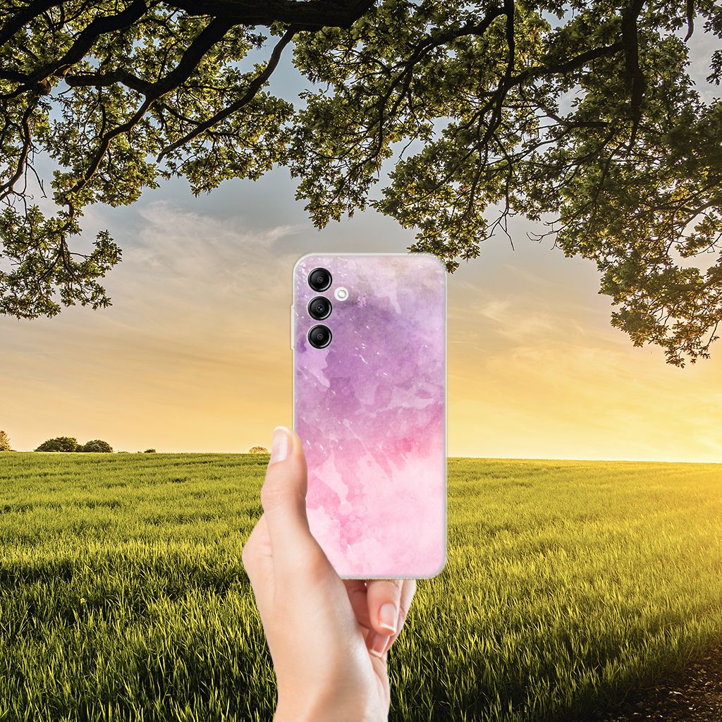 Hoesje maken Samsung Galaxy A14 5G Pink Purple Paint