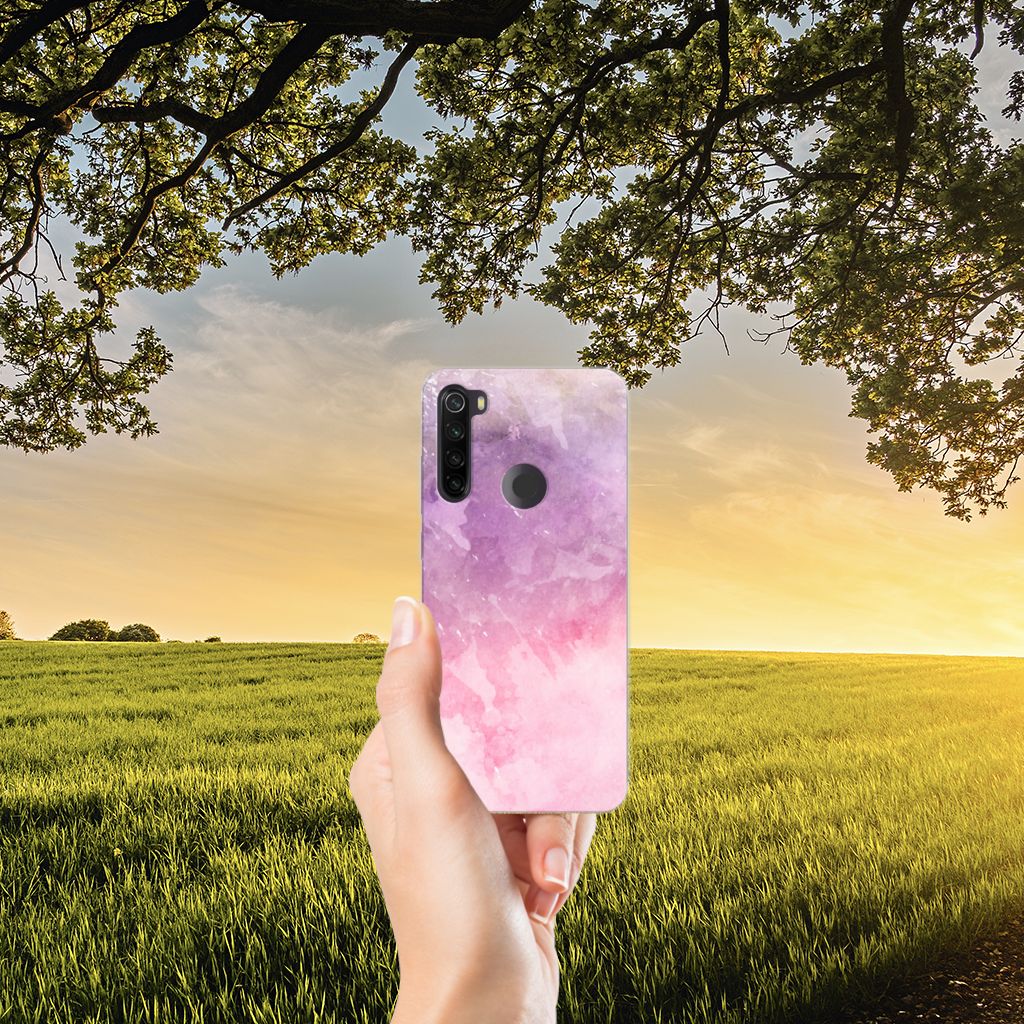 Hoesje maken Xiaomi Redmi Note 8T Pink Purple Paint