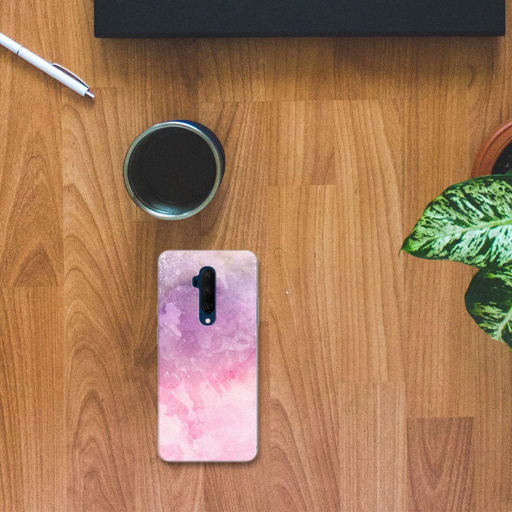 Hoesje maken OnePlus 7T Pro Pink Purple Paint