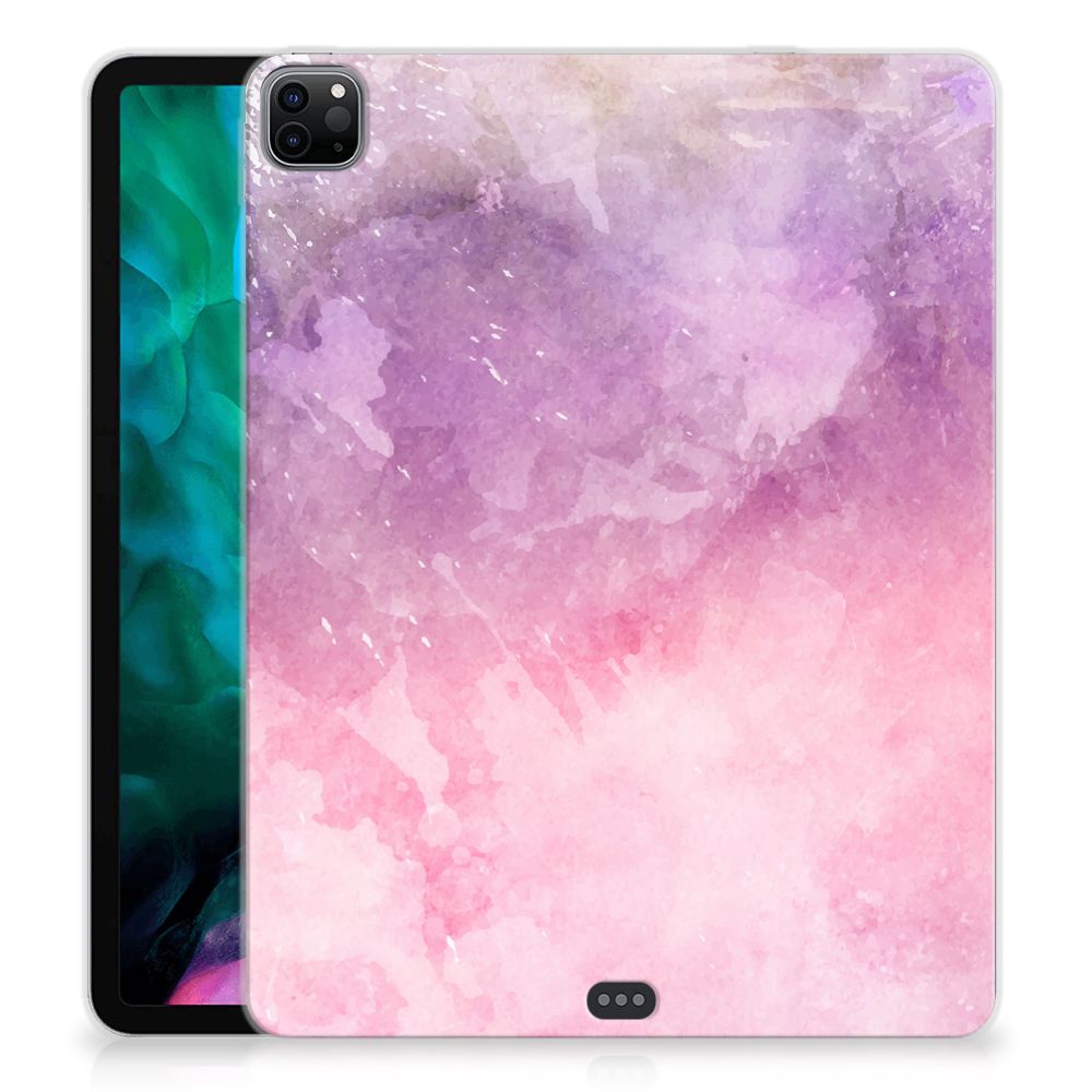 Tablethoes iPad Pro 12.9 (2020) | iPad Pro 12.9 (2021) Pink Purple Paint