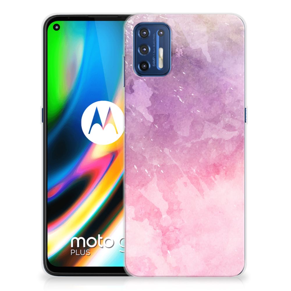 Hoesje maken Motorola Moto G9 Plus Pink Purple Paint