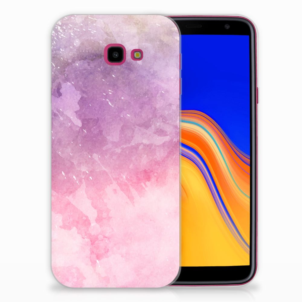 Hoesje maken Samsung Galaxy J4 Plus (2018) Pink Purple Paint