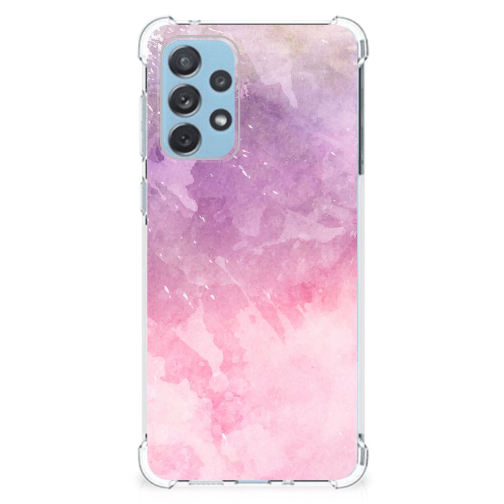 Back Cover Samsung Galaxy A73 Pink Purple Paint