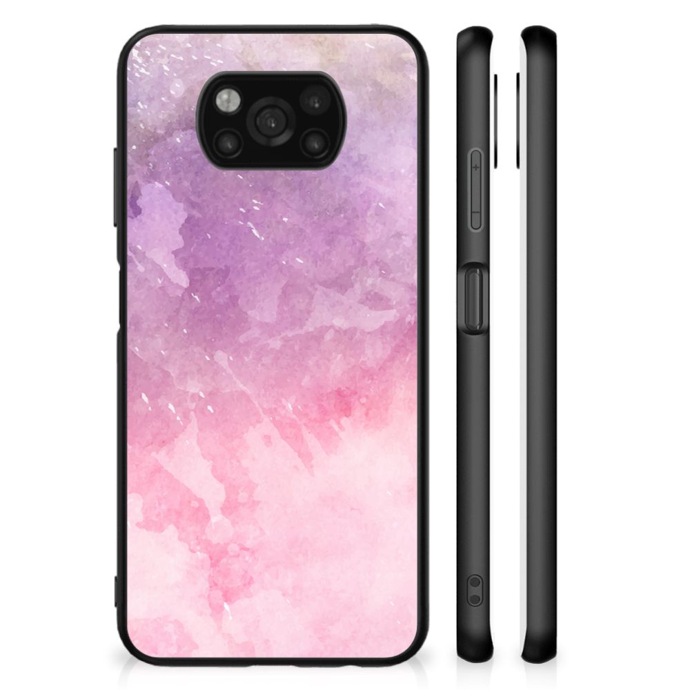 Kleurrijke Telefoonhoesje Xiaomi Poco X3 | X3 Pro Pink Purple Paint