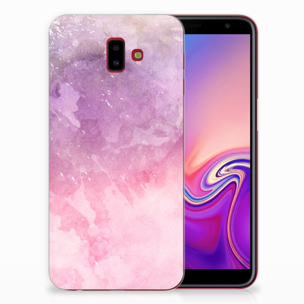 Hoesje maken Samsung Galaxy J6 Plus (2018) Pink Purple Paint